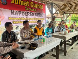 Tanggapi Keluhan Masyarakat Melalui Jum’at Curhat Bersama Kapolres Binjai