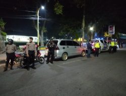 Patroli Dialogis polres Binjai berikan Rasa aman dan nyaman di area publik dalam menyambut bulan suci Ramadhan 1445 H/2024