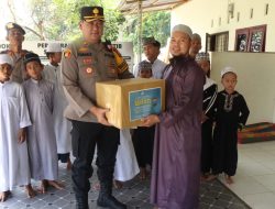 Polres Binjai Menyampaikan Bingkisan Lebaran Kapolda Sumut Ke Panti Asuhan Dan Pondok Pesantren