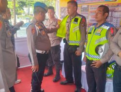 Bidpropam Polda Sumut bersama Propam Polres Binjai Melaksanakan Pengecekan Personil di Pos PAM