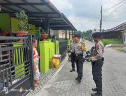 Polres Binjai Melaksanakan Patroli Ke Rumah Kosong Ditinggal Mudik Saat Idul Fitri 1445 H