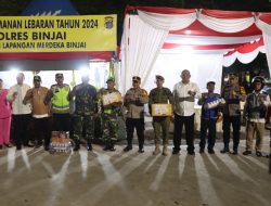 Forkopimda Kota Binjai Bagikan Bingkisan Lebaran Ke Pos Pam