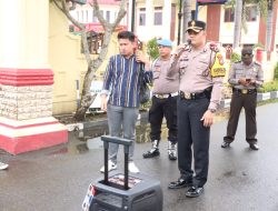 Polres Binjai Mendapatkan Apresiasi Dari Aliansi Pemuda Dan Mahasiswa Binjai