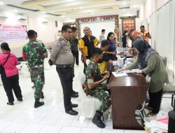 Polres Binjai Laksanakan Donor Darah Menyambut Hari Bhayangkara ke-78 Tahun 2024