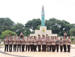 Sambut Hari Bhayangkara Tahun 2024 Polres Binjai Beri Penghormatan Di TMP Binjai
