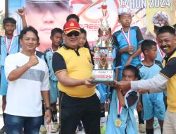 SSB Tandam Putra Juara Sepak Bola U-12 Piala Kapolres Binjai