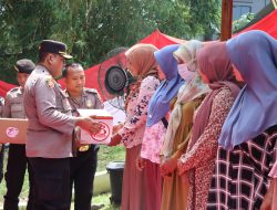 Menyambut Hari Bhayangkara Ke-78 Polres Binjai Berikan 1.000 Bingkisan Terhadap Masyarakat Kurang Mampu