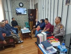 Polsek binjai selatan Terima Kunjungan Ketua PPK Kecamatan Binjai Selatan