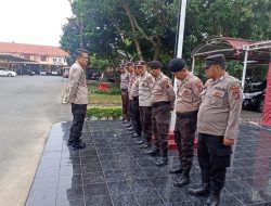 Kapolres Binjai Tegur Personil Yang Melakukan Pelanggaran
