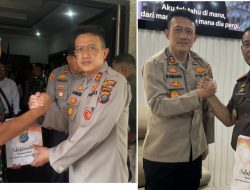 Kapolres Binjai Tatap Muka Dengan Danyon Raider 100/PS Dan Kajari Binjai