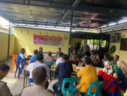 Bersama Kapolres Binjai Dan Warga Binjai Timur Berbagi Informasi Kamtibmas