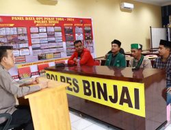 Kapolres Binjai Silaturahmi bersama Ketua Aliansi Mahasiswa Kota Binjai