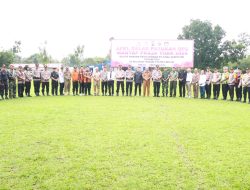 Polres Binjai Bersama Instansi Terkait Laksanakan Gelar Pasukan Operasi Mantap Praja Toba-2024