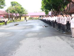 Saat Jam Pimpinan, Kapolres Binjai Ajak Personil Untuk Tingkatkan Kedisiplinan Diri