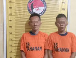 Dua Pria Sebagai Bandar Narkoba Diciduk Satres Narkoba Polres Binjai