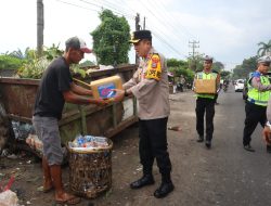 Menyambut Hari Jadi Lalu Lintas Ke-69, Sat Lantas Polres Binjai Berikan Bantuan Sosial Langsung Terhadap Masyarakat