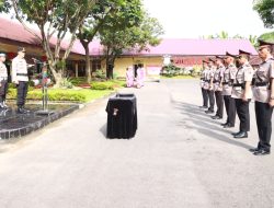 Kapolres Binjai Serah Terimakan Jabatan Kapolsek Binjai Timur dan Kapolsek Sei Bingai