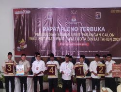 Para Calon Walikota Dan wakil walikota Binjai Ikuti Pengundian Nomor Urut Pada Pemilu 2024