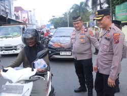 Polres Binjai Berbagi Takjil di Bulan Suci Ramadhan 1446 H