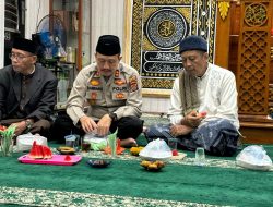 Kapolres Binjai Buka Puasa Bersama Dengan Pengurus Masjid