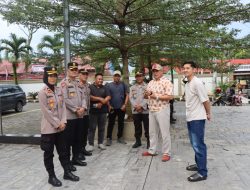 Berjalan Aman dan Lancar, Polres Binjai Kawal Aksi Unjuk Rasa Ditengah Ibadah Puasa Ramadan