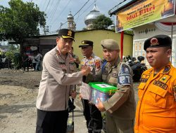 Kapolres Binjai Bersama Walikota Dan Dandim 0203 LKT Cek Pos Pengamanan