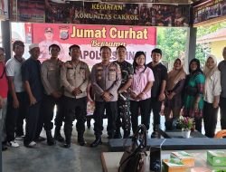 Kapolres Binjai Perintahkan Kabag Ops Selaku Putra Daerah Kota Binjai Memimpin Acara Jumat Curhat  di Binjai Utara