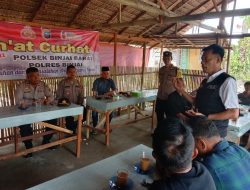 Kasi Humas Polres Binjai AKP Junaidi Melalui Jumat Curhat Belanja Informasi