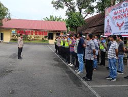 Siagakan Personil Pada Hari Kenaikan Isa AlMasih Polres Binjai Pastikan Situasi Kondusif
