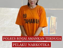 Polres Binjai Amankan Terduga Pelaku Narkotika Di Wilayah Binjai Selatan