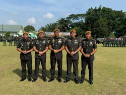 Waka Polres Binjai Hadiri Serah Terima Jabatan Danyon Arhanud 11/WBY