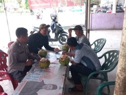 Bhabinkamtibmas Berikan Himbauan Jadikan Lingkungan Tanpa Narkoba