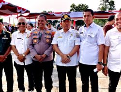 Kapolres Binjai Diwakili Wakapolres Hadiri Gerakan Pangan Murah Provinsi Sumut Bersama Pemko Binjai
