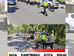 JAGA KAMTIBMAS KOTA BINJAI POLRES BINJAI LAKSANAKAN PATROLI