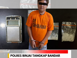 Polres Binjai Tangkap Bandar Narkoba Di Kecamatan Binjai Timur