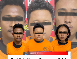 Pelaku Penganiayaan Menggunakan Celurit, Tiga Orang Pemuda Diciduk Polres Binjai