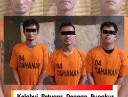 Kelabui Petugas Dengan Bungkus Rokok, Akhirnya Tiga Orang Pria Diboyong Ke Polres Binjai