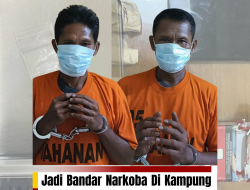 Jadi Bandar Narkoba Di Kampung Sendiri, Akhirnya Tiga Pria Di Tangkap Polres Binjai