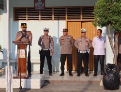 Wakapolres Binjai Jadi Inspektur Upacara Di Yayasan SMA Gajah Mada