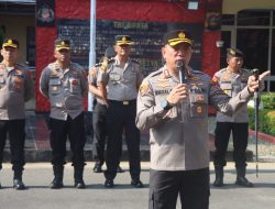 Polres Binjai Siapkan Pasukan Dalmas Guna Antisipasi Kamtibmas