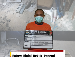 Polres Binjai Bekuk Pencuri Mesin AC Indomaret