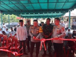 KAPOLRES BINJAI RESMIKAN GEDUNG BARU DIPOLSEK SELESAI