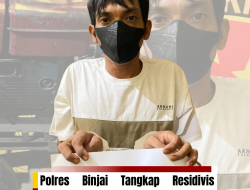 Polres Binjai Tangkap Residivis Kasus Pencurian Mesin Genset