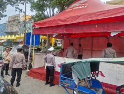 KAPOLRES BINJAI BERSAMA PJU CEK KESIAPAN POSPAM DAN POSYAN OPS KETUPAT TOBA 2026