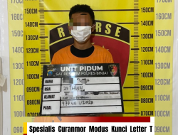 Spesialis Curanmor Modus Kunci Letter T Beraksi, Team Cobra Satreskrim Polres Binjai Berhasil Melumpuhkan Pelaku