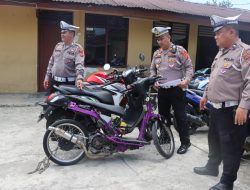 Polres Binjai Amankan 14 Unit Sepeda Motor Terlibat Aksi Balap Liar Dan Begal