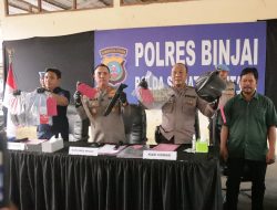 Tim Cobra Polres Binjai, Lumpuhkan Pelaku Begal Terhadap Anak Sekolah Di Binjai