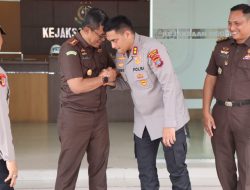 PERKUAT SINERGITAS KAPOLRES BINJAI YANG BARU GELAR KUNJUNGAN SILATURAHMI KE KEJAKSAAN NEGERI BINJAI