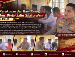 Jaga Kerukunan dan Kamtibmas, Kapolres Binjai Jalin Silaturahmi dengan FKUB