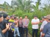 Gubernur Sumut Bersama Kapolres Binjai dan Plt. Bupati Langkat Tinjau Jalan Longsor di Desa Telagah